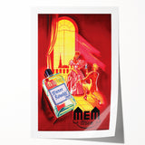 Classic Vintage MEM Perfume Advertising Poster - Retro Wall Art