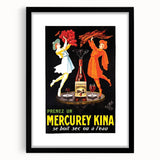 Vintage Advertising Poster – Retro Mercurey Kina Drink Ad