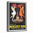 Vintage Advertising Poster – Retro Mercurey Kina Drink Ad