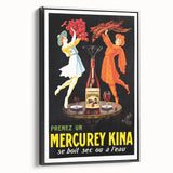 Vintage Advertising Poster – Retro Mercurey Kina Drink Ad