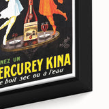 Vintage Advertising Poster – Retro Mercurey Kina Drink Ad