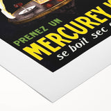 Vintage Advertising Poster – Retro Mercurey Kina Drink Ad