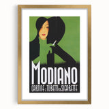 Vintage Modiano Cigarette Ad – Retro Italian Poster Wall Art