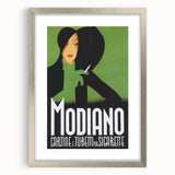 Vintage Modiano Cigarette Ad – Retro Italian Poster Wall Art