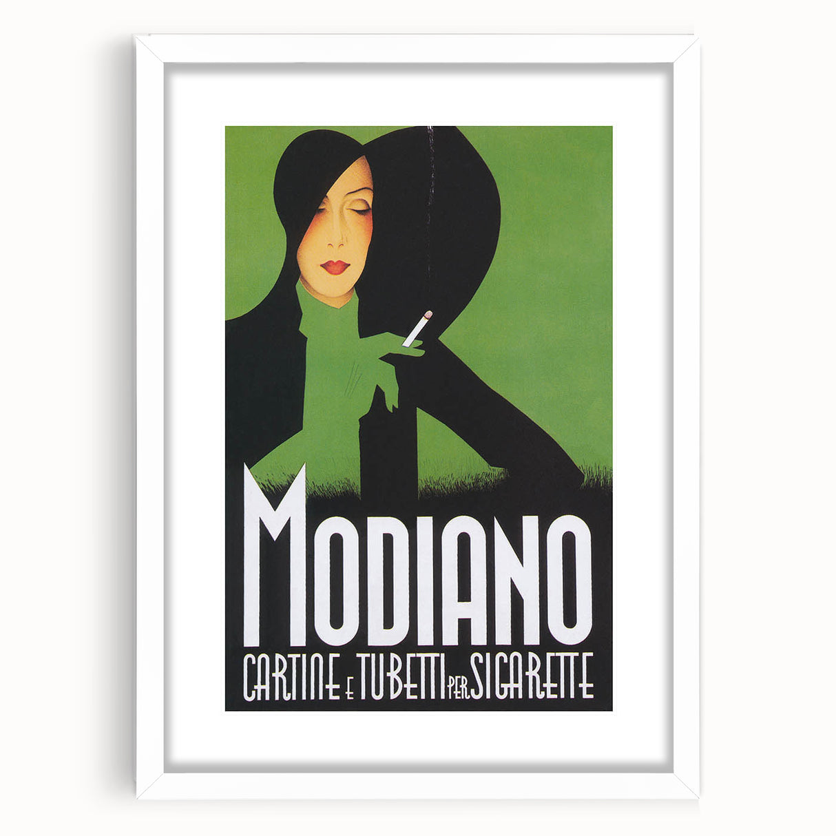 Vintage Modiano Cigarette Ad – Retro Italian Poster Wall Art