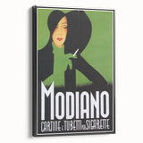 Vintage Modiano Cigarette Ad – Retro Italian Poster Wall Art