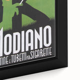 Vintage Modiano Cigarette Ad – Retro Italian Poster Wall Art