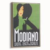 Vintage Modiano Cigarette Ad – Retro Italian Poster Wall Art