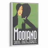 Vintage Modiano Cigarette Ad – Retro Italian Poster Wall Art