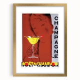 Vintage Moët & Chandon Champagne Ad – Retro French Poster Wall Art