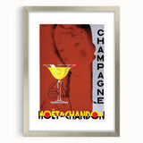 Vintage Moët & Chandon Champagne Ad – Retro French Poster Wall Art