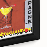 Vintage Moët & Chandon Champagne Ad – Retro French Poster Wall Art