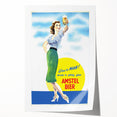 Amstel Bier Vintage Poster: Retro Beer Advertisement Wall Art