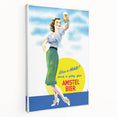 Amstel Bier Vintage Poster: Retro Beer Advertisement Wall Art