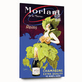 Vintage Morlant Champagne Ad – Retro French Poster Wall Art