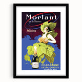 Vintage Morlant Champagne Ad – Retro French Poster Wall Art