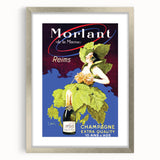 Vintage Morlant Champagne Ad – Retro French Poster Wall Art