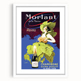 Vintage Morlant Champagne Ad – Retro French Poster Wall Art