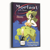 Vintage Morlant Champagne Ad – Retro French Poster Wall Art