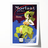 Vintage Morlant Champagne Ad – Retro French Poster Wall Art