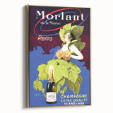 Vintage Morlant Champagne Ad – Retro French Poster Wall Art