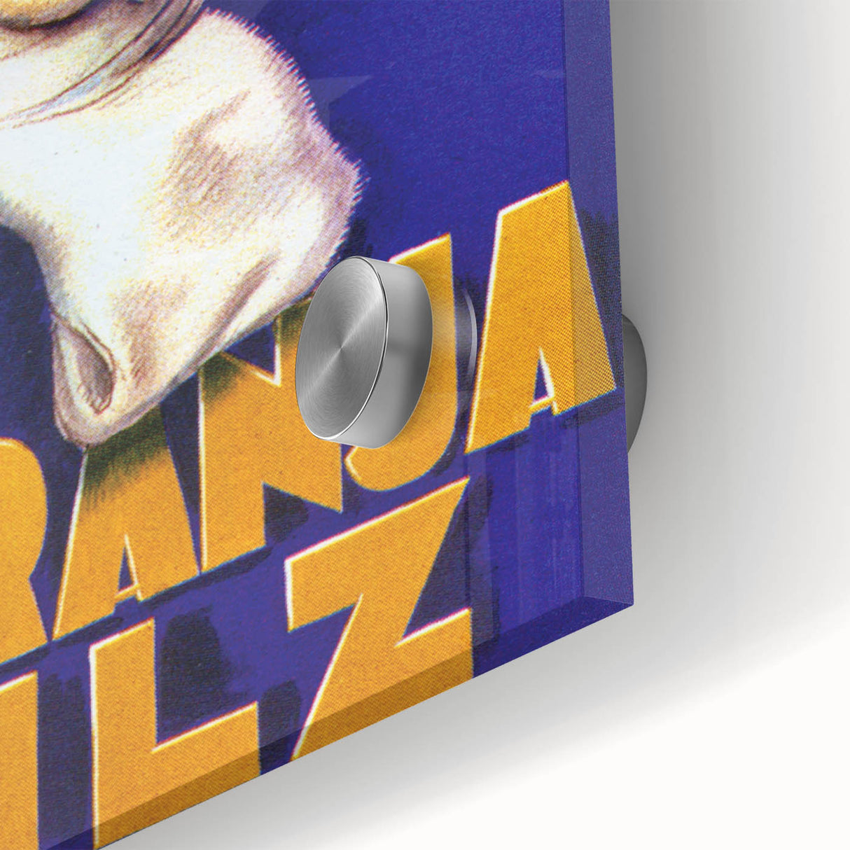 Vintage Naranja Bilz Advertising Poster – Retro Wall Art for Your Home