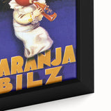 Vintage Naranja Bilz Advertising Poster – Retro Wall Art for Your Home