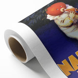 Vintage Naranja Bilz Advertising Poster – Retro Wall Art for Your Home