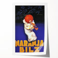 Vintage Naranja Bilz Advertising Poster – Retro Wall Art for Your Home