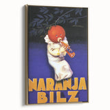 Vintage Naranja Bilz Advertising Poster – Retro Wall Art for Your Home