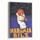 Vintage Naranja Bilz Advertising Poster – Retro Wall Art for Your Home