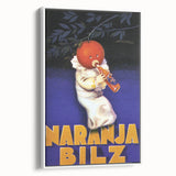 Vintage Naranja Bilz Advertising Poster – Retro Wall Art for Your Home
