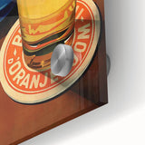 Vintage Beer Advertising Poster – Retro Doranje Boom Design Wall Art