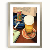 Vintage Beer Advertising Poster – Retro Doranje Boom Design Wall Art