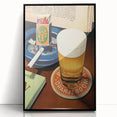 Vintage Beer Advertising Poster – Retro Doranje Boom Design Wall Art