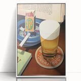 Vintage Beer Advertising Poster – Retro Doranje Boom Design Wall Art