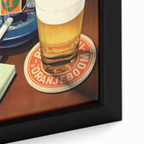 Vintage Beer Advertising Poster – Retro Doranje Boom Design Wall Art
