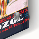 Vintage Apelsinu Brauzle Advertising Poster – Retro Drink Ad Wall Art