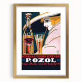 Vintage Apelsinu Brauzle Advertising Poster – Retro Drink Ad Wall Art