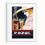 Vintage Apelsinu Brauzle Advertising Poster – Retro Drink Ad Wall Art