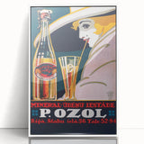 Vintage Apelsinu Brauzle Advertising Poster – Retro Drink Ad Wall Art
