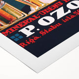 Vintage Apelsinu Brauzle Advertising Poster – Retro Drink Ad Wall Art