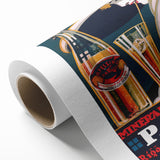 Vintage Apelsinu Brauzle Advertising Poster – Retro Drink Ad Wall Art