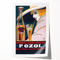 Vintage Apelsinu Brauzle Advertising Poster – Retro Drink Ad Wall Art