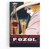 Vintage Apelsinu Brauzle Advertising Poster – Retro Drink Ad Wall Art