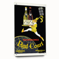 Vintage Paul Court Wine Advertising Poster – Retro Wine Ad Wall Art