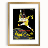 Vintage Paul Court Wine Advertising Poster – Retro Wine Ad Wall Art