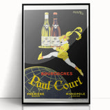 Vintage Paul Court Wine Advertising Poster – Retro Wine Ad Wall Art