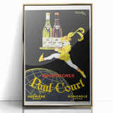 Vintage Paul Court Wine Advertising Poster – Retro Wine Ad Wall Art