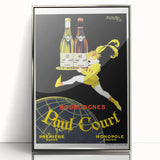 Vintage Paul Court Wine Advertising Poster – Retro Wine Ad Wall Art